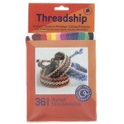 Assortiment 36 échevettes - Fils coton pour bracelet brésilien & broderie - Basic