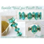 Kalos® par Puca® 4x3 mm - Frost Jade New Picasso x10g