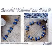 Delos® par Puca® 6x11 mm - Opaque Apricot x10g