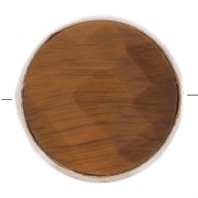 Perle ronde facettée 9 mm en pierre gemme - Argent 925 - Oeil de Tigre x1|raw }}