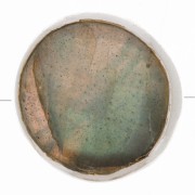 Perle ronde facettée 9 mm en pierre gemme - Argent 925 - Labradorite x1|raw }}