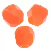 Facettes 3 mm - Opaque Orange x50