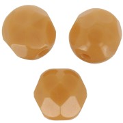 Facettes 6 mm - Opaque Dark Ivory x25