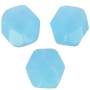 Facettes 6 mm - Opaque Bleu ciel x25