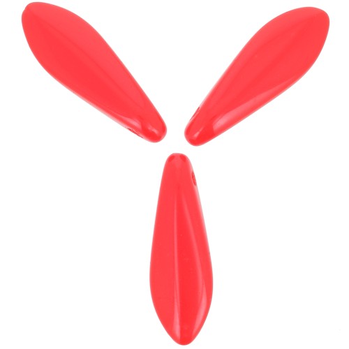Dagues en verre 5x16 mm - Red Corail x50