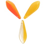 Dagues en verre 5x16 mm - Moutarde x50|raw }}