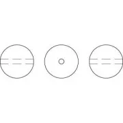 Nacrée PureCrystal 5811 12 mm Neon Green Pearl x1