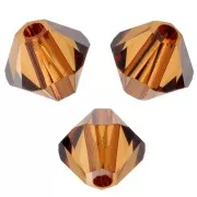 Toupies en cristal PureCrystal 5328 4 mm - Light Amber x50