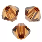 Toupies en cristal PureCrystal 5328 3 mm - Light Amber x50