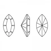 Navette PureCrystal 4228 15x7 mm - Golden Topaz x1