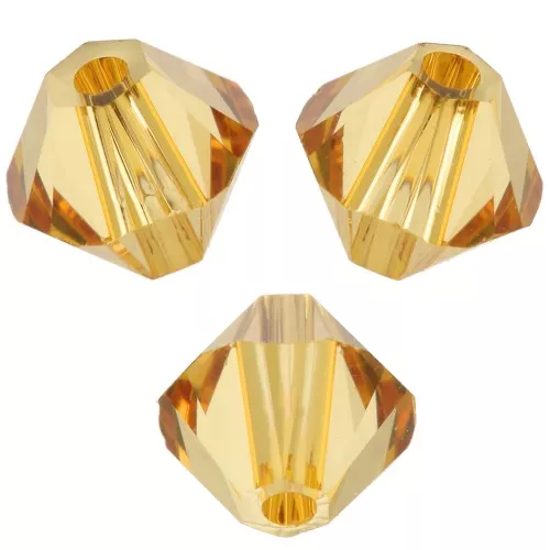 Toupies en cristal PureCrystal 5328 5 mm - Golden Topaz x20