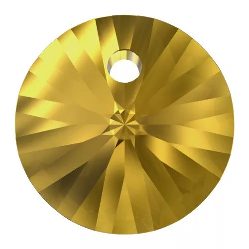 Pendentif PureCrystal 6428 8 mm - Golden Topaz x1