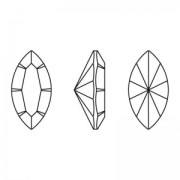 Navette PureCrystal 4228 10x5 mm - Light Amber x1