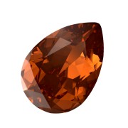 Cabochon PureCrystal 4320 14x10 mm - Smoked Amber x1|raw }}