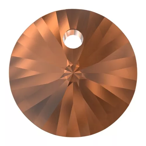 Pendentif PureCrystal 6428 6 mm - Smoked Amber x1