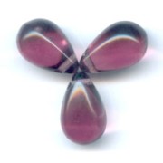Gouttes 10x14 mm - Amethyst x10