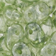 SuperDuo 2,5x5 mm Luster Transparent Light Green x10g