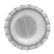 Sertis ronds dentelés pour cabochon 4 mm - Argent 925 x1