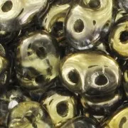 SuperDuo 2,5x5 mm Crystal Dorado x10g