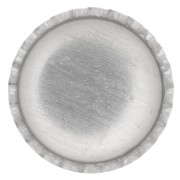 Serti rond dentelé pour cabochon 8 mm - Argent 925 x1