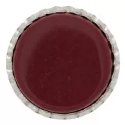 Serti rond dentelé pour cabochon 8 mm - Argent 925 x1