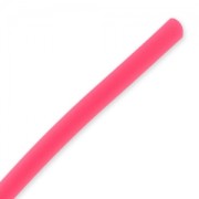 Cordon en plastique creux 3 mm Rose Fluo x 50 cm|raw }}