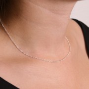 Tour de cou maille Forçat 1.45 mm - Argent 925 x38cm