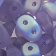 SuperDuo 2,5x5 mm Tanzanite Mat AB x10g