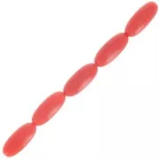 Perles olive en résine 16x7 mm - Terre cuite x12