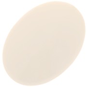 Cabochon ovale en résine opaque 18x13 mm - Ecru x1|raw }}