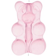 Perle ourson 17x11 mm - trou vertical - Rose clair x1|raw }}