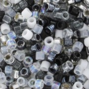 Mix Miyuki Delica 11/0 - Salt And Pepper x8g