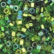 Mix Miyuki Delica 11/0 - Ever Green x8g