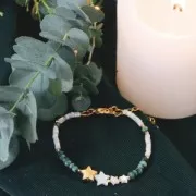 Perles rondelles Heishi en nacre 4x2 mm x39cm