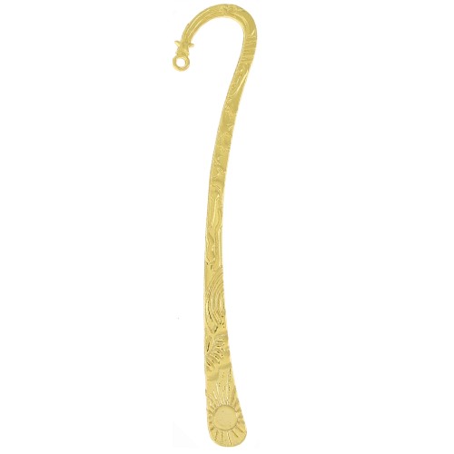 Marque page 12 cm - motif étoiles - Doré x1