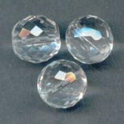 Facettes 14 mm Crystal  x4