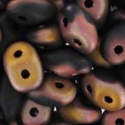 SuperDuo 2,5x5 mm Matte Apollo Jet x10g|raw }}