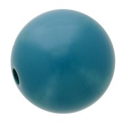 Perle en résine opaque 10 mm - Bleu canard x1|raw }}