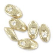 Long Magatama Miyuki 4x7 mm LMA-4201 - Duracoat Galv. Silver x 10g|raw }}