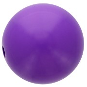 Perle en résine opaque 12 mm - Violet x1
