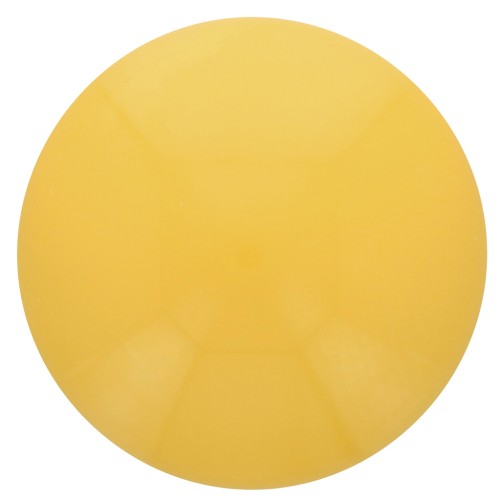 Cabochon rond en résine opaque 14 mm - Ocre x1