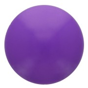 Cabochon rond en résine opaque 12 mm - Violet x1