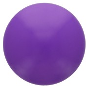 Cabochon rond en résine opaque 14 mm - Violet x1|raw }}