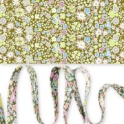 Biais en tissu Liberty - Kayoko - Olive x1m