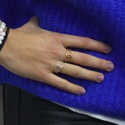 Bague croisée martelée - Taille 52 - Argent 925 x1