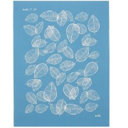 Silk Screen Moiko pour Pâte polymère 74x105 mm - Motif Feuilles 11.34 x1|raw }}