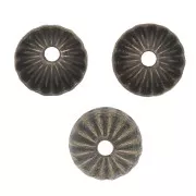 Coupelles striées 5 mm - Bronze x20