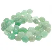 Aventurine - Perles nuggets irréguliers 9 - 11 mm pierre gemme - Aventurine x40cm Perles nuggets irréguliers 9 - 11 mm pierre gemme - Aventurine x40cm