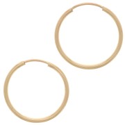 Créoles 17 mm - Fil 1.2 mm - Gold filled (or laminé) x2|raw }}