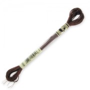 Fil à broder DMC Mouliné Effet Lumière Cuivré (898) x8m|raw }}